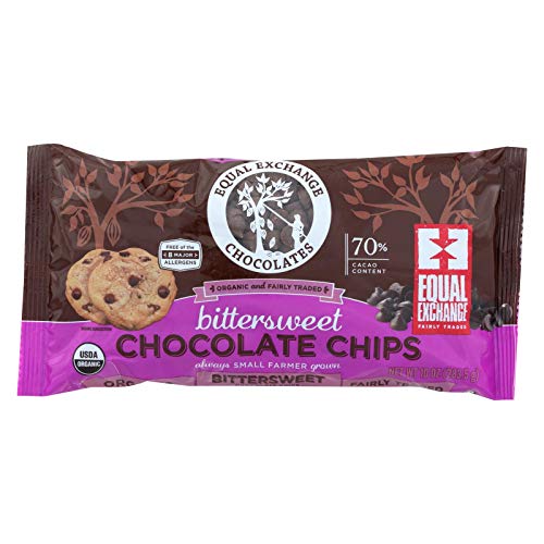 Equal Exchange Organic Bittersweet Chocolate Chips, 10 Ounce (Pack of 12) image 4