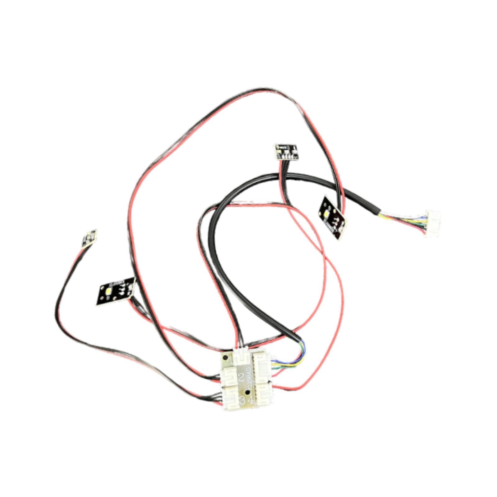 CRDARAAV RC Light Linkage Set Upgrade Part RC Car Parts for MN82 1/12 Scale RC Trucks