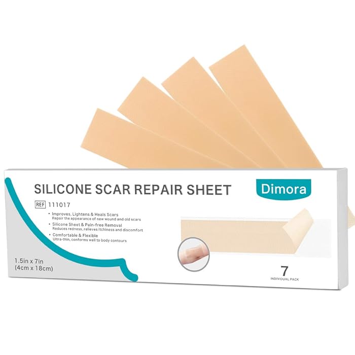 Buy Dimora Silicone Scar Sheets Patches, Wound Dressing for Csection