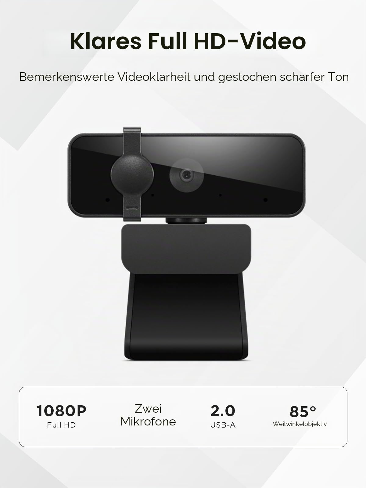 Lenovo Essential Fhd Gen2 Webcam 1920 X 1080 Pixels USB 2.0, 4XC1S15018