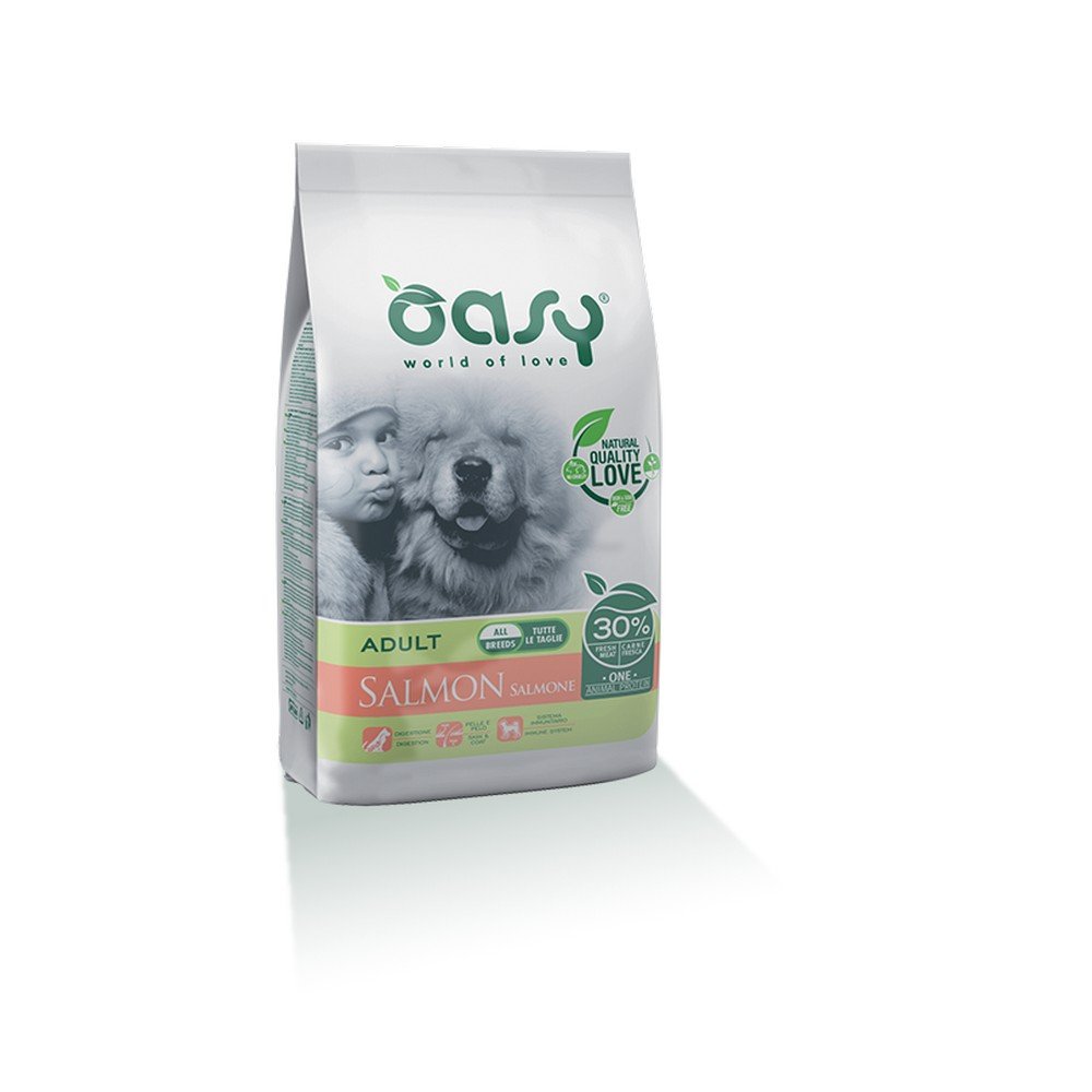 Oasy One Protein Secco Cane al Salmone 12Kg