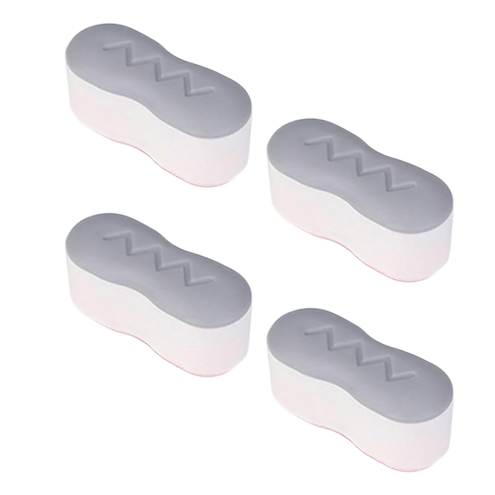 HDOYTXXM Of 4 Bathroom Toilet Seat Boosters Pad Antislip Lid Bumper Easy Installtaion Selfadhesive for Home Use Seat Bumpers