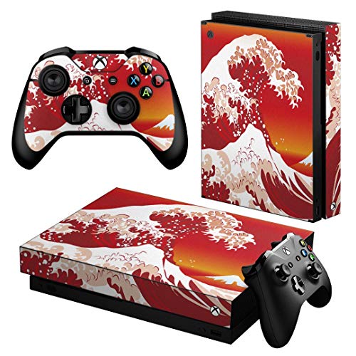 igsticker Xbox One X ��p �X�L���V�[�� ���ʁE�V�ʁE��ʁE�R���g���[���[ �S�ʃZ�b�g �G�b�N�X�{�b�N�X �V�[�� �ی� �t�B���� �X�e�b�J�[ 004665