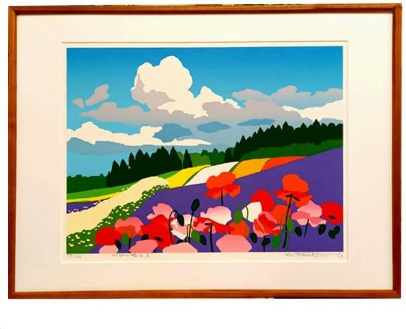 ☆本間武男☆「 かもめ Ⅴ 」シルクスクリーン 半切サイズ