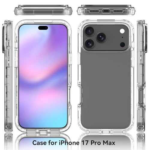 Coque iPhone 25 Pro Max cristal transparent rigide et robuste de luxe - 7