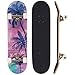 Sumeber - Tabla de skateboard para adultos, para principiantes, cumpleaños, monopatín, para adolescentes, niñas, niños y adultos, Árbol de coco