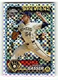 2024 Topps Chrome Update X-Fractor #USC50 Robert Gasser RC Rookie Milwaukee Brewers MLB Baseball Trading Card