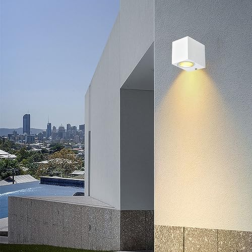 Applique murale LED GU10 IP54 étanche en aluminium pour extérieur Mengjay