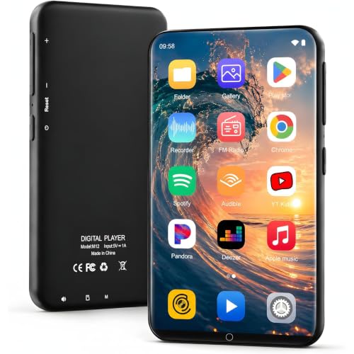 Image of 160GB MP3 Player with Bluetooth and WiFi, Spotify Music Player, Hi-Res Lossless Audio MP4 Player, 4.02 Inch HD Touchscreen, Supports Spotify, Amazon Music, Audible