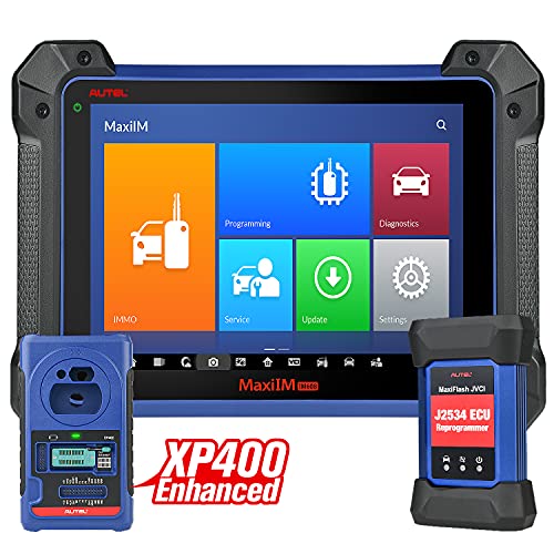 Autel MaxiIM IM608 with Enhanced XP400 Key Programmer & J2534 ECU Programmer, IMMO Key Programmer Car Diagnostic Tool with Bi-Directional Control, 31+ Services, ECU Coding, All Systems Diagnosis