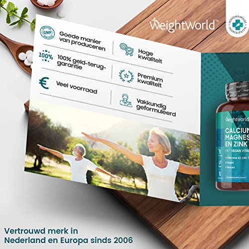 Magnesium, Calcium, Zink en Vitamine D3-400 vegan tabletten voor meer dan 1 jaar voorraad - Glutenvrij, niet-GMO… - Image 6