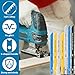 34Pcs Jigsaw Blades Set High Carbon Steel Assorted Jig Saw Blades with U-Shank Sharp Fast Cut Down Jigsaw Blade Wood Woodworking Tool for Plastic Metal Cutting