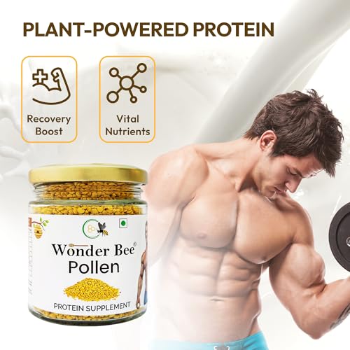 Image of Wonder Bee - Immunity,Energy Booster | 100% Natural | Rich in Protein, Vitamin B, Minerals, Anti-Oxidants | Improves Digestive, Bone, BP health (125 gm)