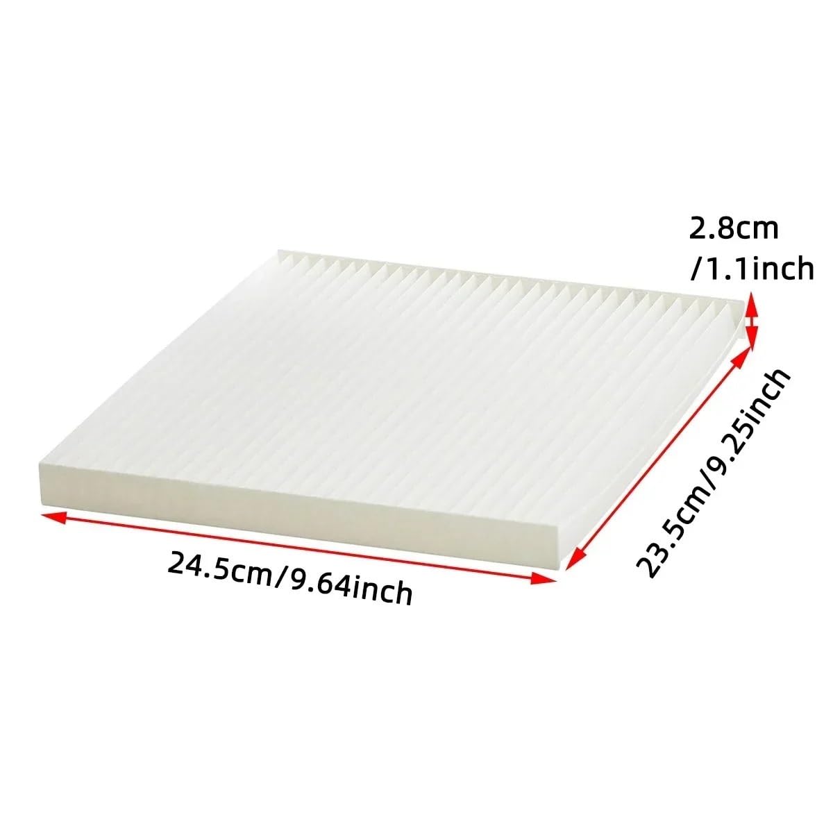 LUTFI Auto Filtro Aire Filtro De Aire Cabina Coche para Filtros para Yukon XL Fibra Carbono CF11809 PCF11809 PBC38173 4071 5505 C38173 CF1188 WCAF1914 WP10129(2pcs)