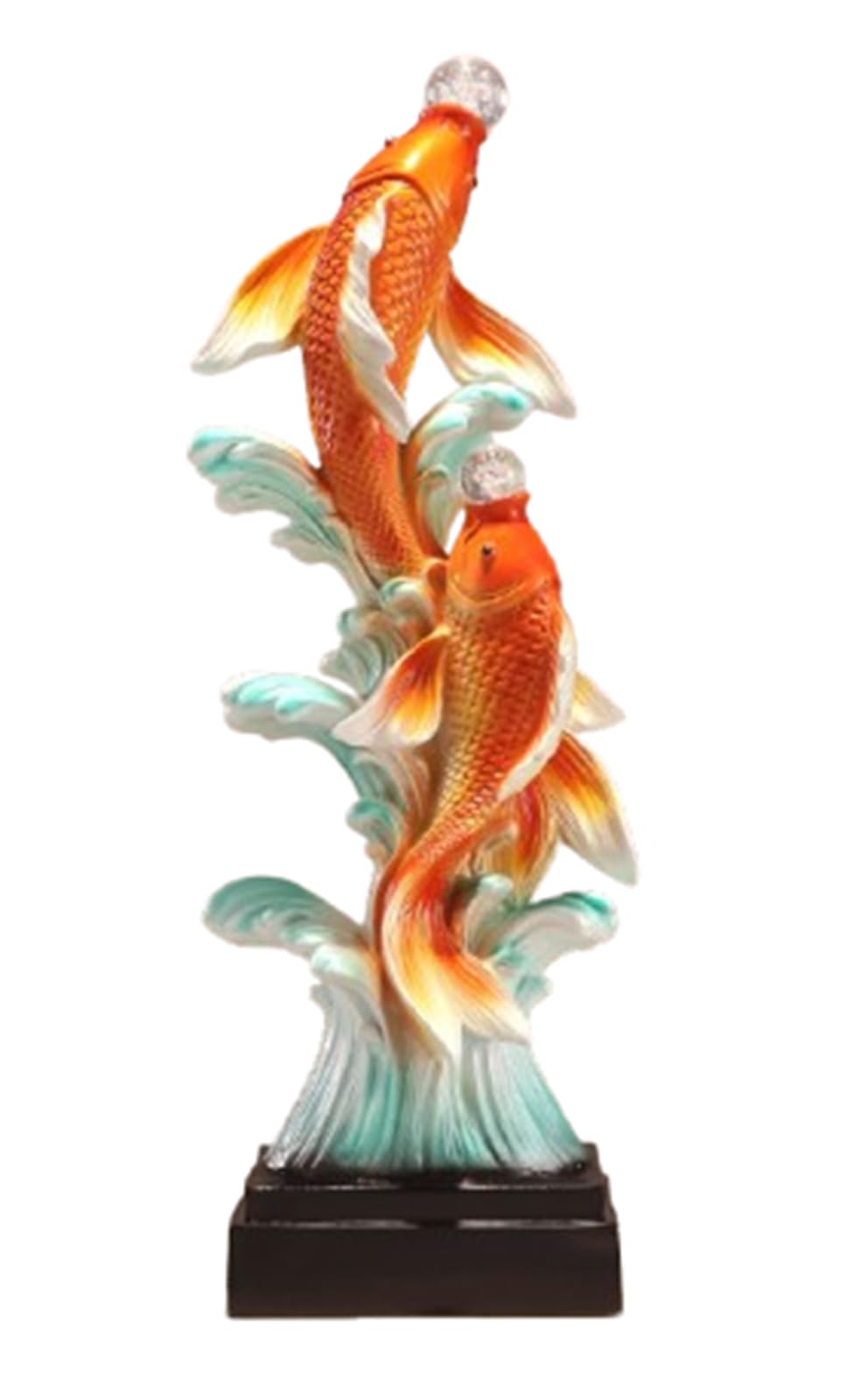 28.3Inch Large Feng Shui Fish Statue Sculpture Collectible Figurine