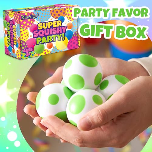 Image of 12 Pcs Stress Balls Party Favors 2.36 Inch Sensory Fidget Toys for Kids | Video Game Themed Squeeze Balls for Birthday Party Classroom Prizes Supplies Goodie Bags Stuffers