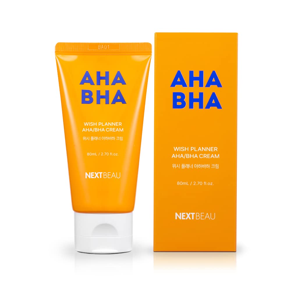 Buy NEXTBEAU Wish Planner AHA/BHA Cream [2.70 fl.OZ / 80ml] AHA/BHA