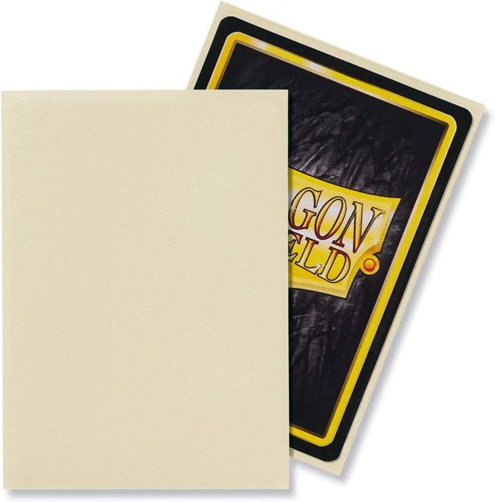 Dragon Shield Matte Ivory Standard Size 100 ct Card Sleeves Individual Pack   BigaMart