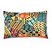 Linomo - Funda de Almohada Decorativa de 40,6 x 60,9 cm, diseño Tribal Africano étnico Africano, Funda de cojín para sofá, Cama o hogar, algodón, 50 x 75 cm