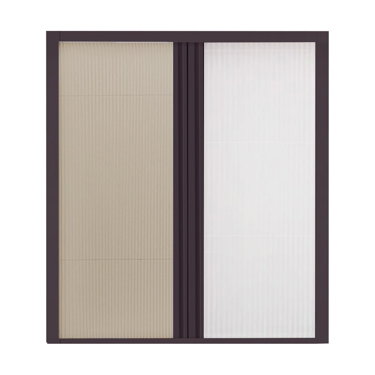 Day Night Cordless Cellular Blinds, Honeycomb Blackout Blinds, Coffee Aluminum Frame Honeycomb Blinds, Cellular Shades Sliding Left and Right for Indoor Use(Yellow,110cm Wx 117cm H)