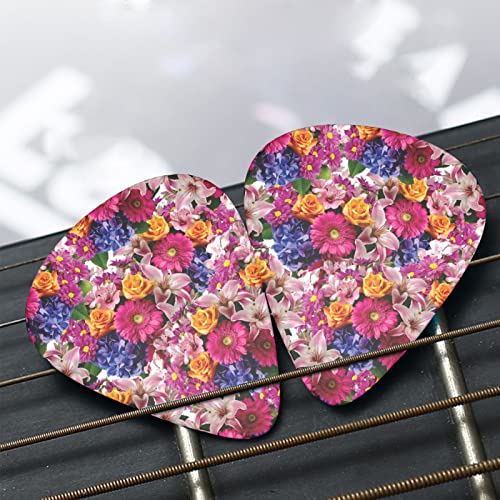 Ensemble de 12 médiators de guitare Blooming Flowers pour guitare acoustique, guitare électrique, contrebasse, ukulélé - Les Beatles, Paul McCartney, John Lennon, RIngo Starr, George Harrison Ensemble de 12 médiators de guitare Blooming Flowers pour guitare acoustique, guitare électrique, contrebasse, ukulélé – Image 8