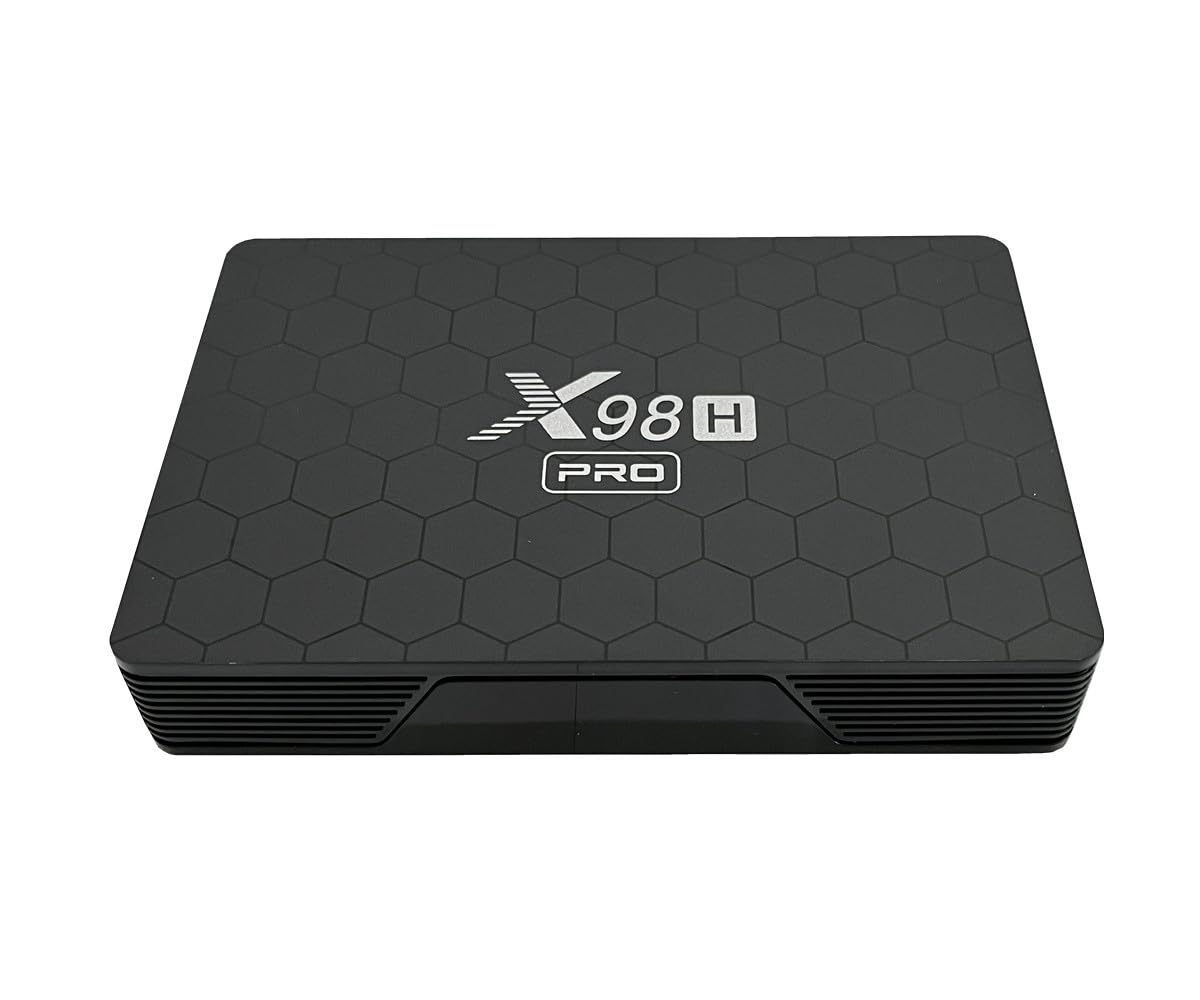 Android 12.0 TV Box X98H Pro 2.4G/5G Wifi6 4G RAM 32G ROM BT5.0 4K H.265 Set top box con tastiera i8