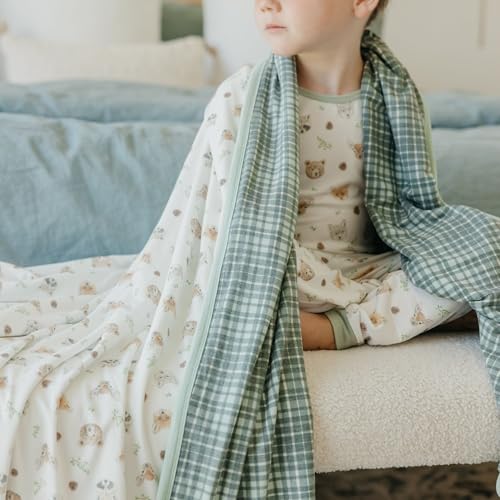 Image of Copper Pearl Jumbo 3-Layer Baby Blanket: Soft Baby Quilts for Boys and Girls | Breathable, Cozy, Toddler Blanket | Baby Quilt for Newborns | 60x72 Premium Material | Wilder