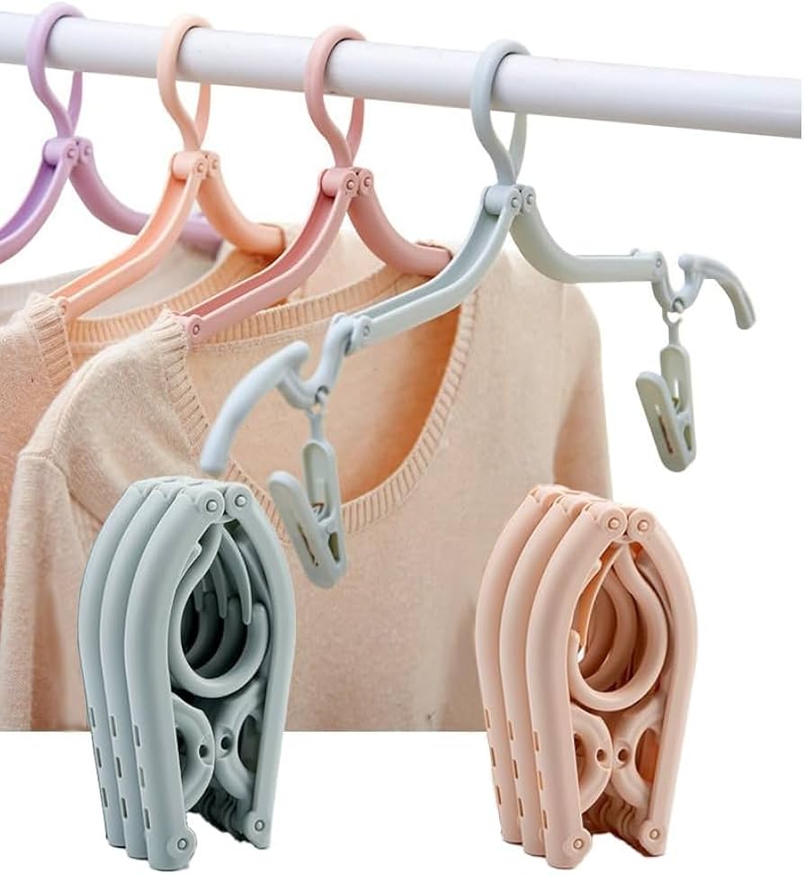 Amazon.co.jp : 6個セット 12クリップ ハンガー 折りたたみ