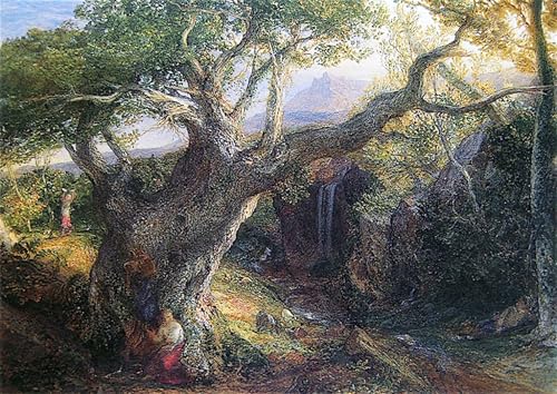 Impression sur toile le murmure des eaux de Samuel peinture moderne salon