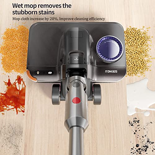 Electric Mop Head Attachment for Dyson V8 V10 V11 V15 V12slim Cordless Vacuum Cleaner Accessories, with LED UV,230ml Detachable Water Tank ,Home Hardwood Tiles Floor Cleaning Wet Dry Mop(Standard) - Image 2