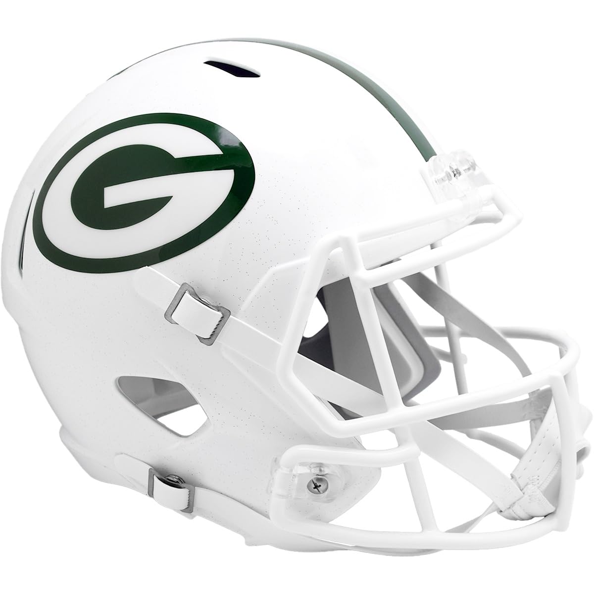 Green Bay Packers Alternate White 2024 On-Field Riddell Speed Replica Full Size Football Helmet