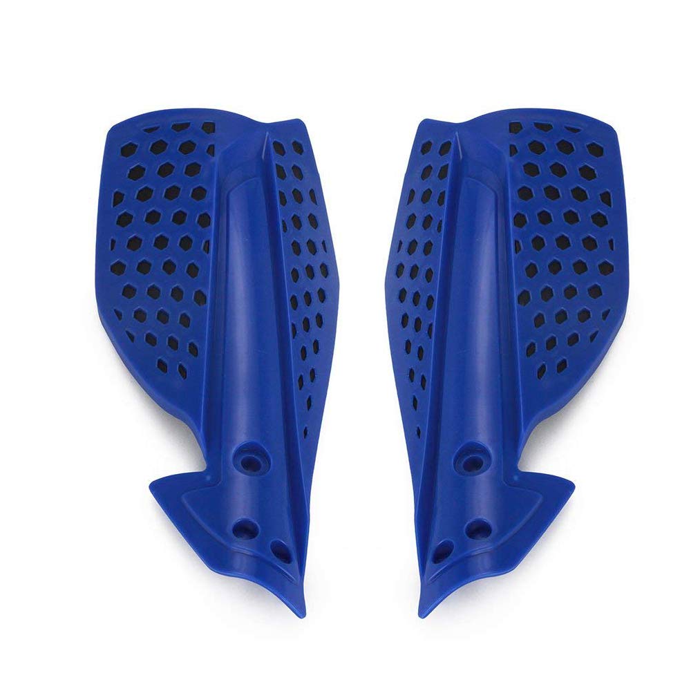 Protège-mains Motocross Universels - Pour Guidon 22mm Et 28mm - Couleur Bleue - Idéal YZ80, YZ85, YZ125, YZ250, YZ250F, ATV, Quad, Kayo - 9
