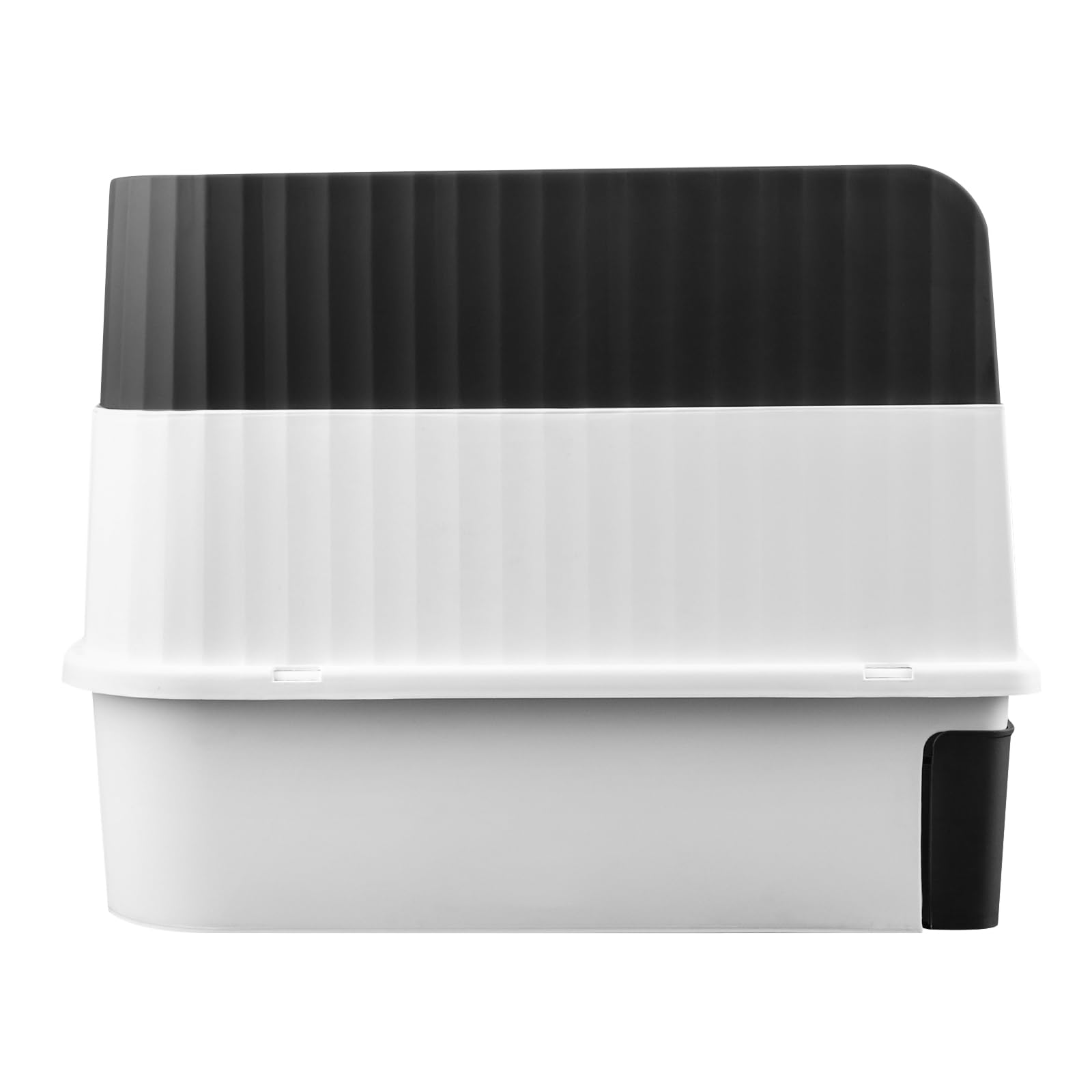 Bac à Litiere Chat Autonettoyante,Maison de Toilette pour Chat,Bac à Litière Autonettoyante,Litière Automatique Autonettoyant pour Chats avec des Rayons ultraviolets-48 * 35 * 36 cm-Nero