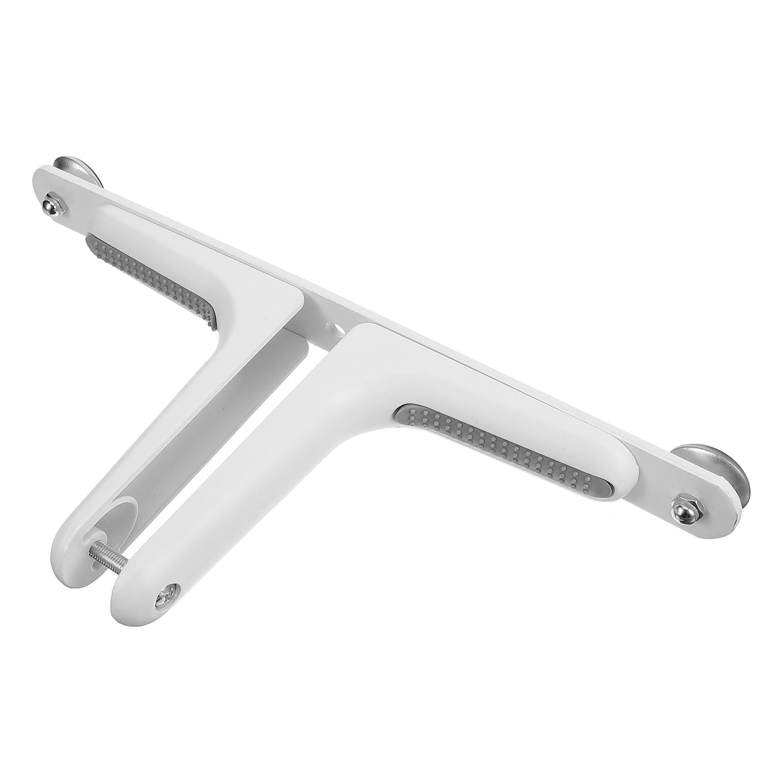 Support de séparation en alliage de zinc blanc base de clôture robuste pour écran 1-3 cm