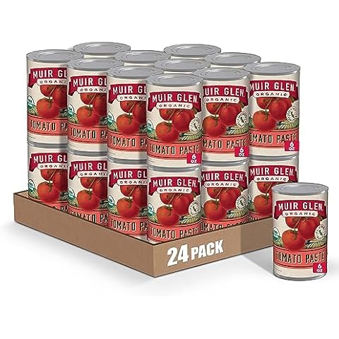 Muir Glen Organic Tomato Paste, Pack of 24 Cover