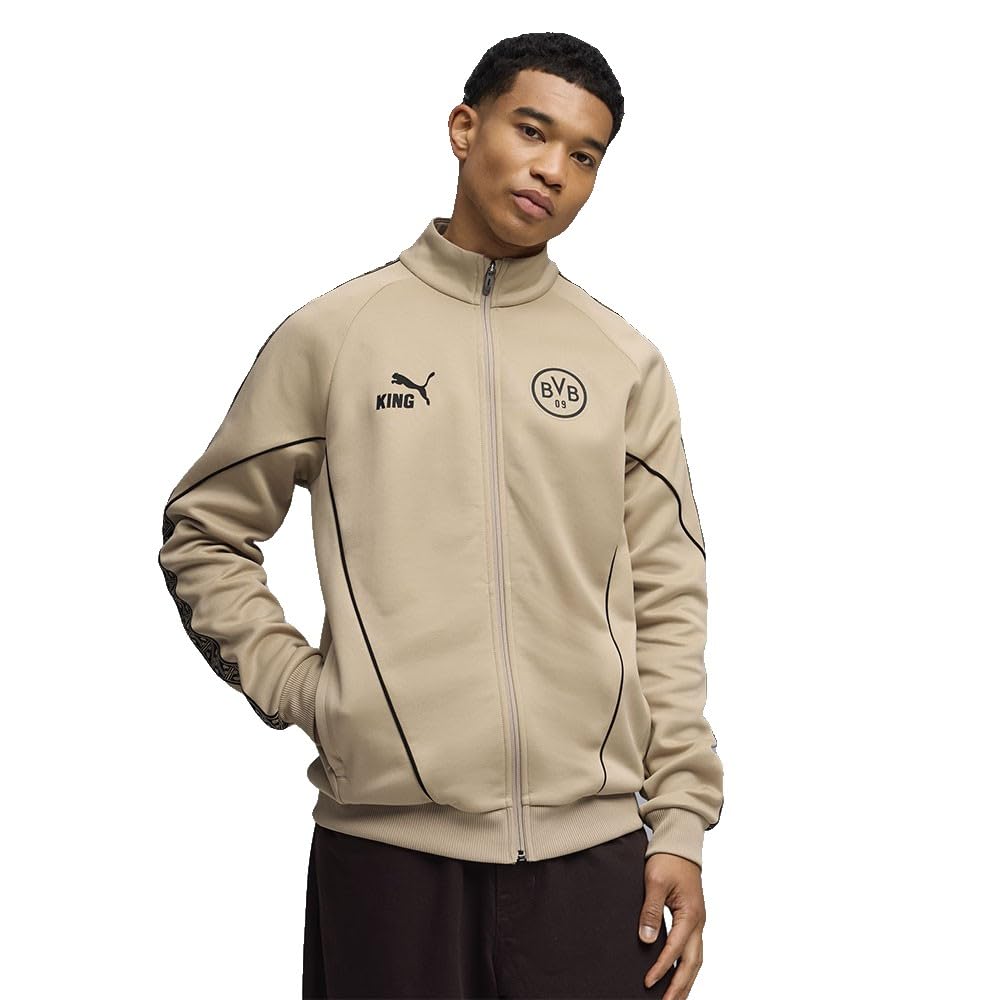 PUMA Borussia Dortmund e Erde King Anthem Jacke Beige Herren