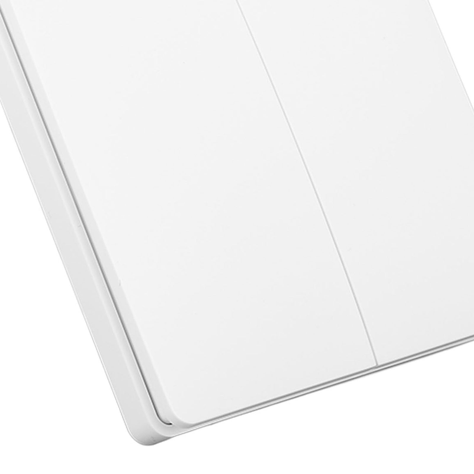 Interruptor de Luz WiFi 2 Gang Inalámbrico Sin Batería Control