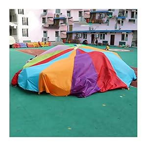 Kwekerij Parachute Spelletjes | Parachutespellen Voor Schoolsportdagen | Buiten Puzzelspellen Voor Kinderen (Size : 11m…