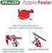 Cast Magnesium Apple/Potato Peeler Corer by Spiralizer, Durable Heavy Duty Die Cast Magnesium Alloy Peelers