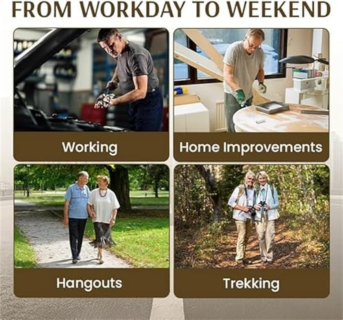 Puliam Mens Stretch Pants, Puliam Pants for Men, Easetactic - Flex Fit Zipper-Pocket Durable Pants 6