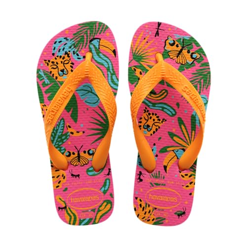 Havaianas Chanclas de moda para niñas, Multicolor, 33/34 EU
