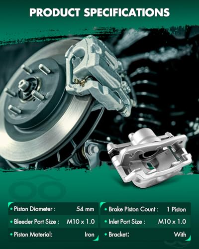 Image of SCITOO 19B6765 19B6764 Front Brake Calipers Fit For Honda For Civic 2012-2015, Disc Brake Caliper Assemblies,2PCS