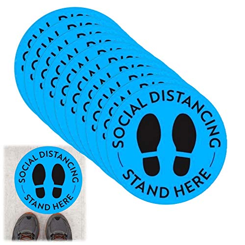 XPdesign ソーシャルディスタンス ステッカー 床用シール フロア 誘導 ウォール シール サインプレート 標識 サイン