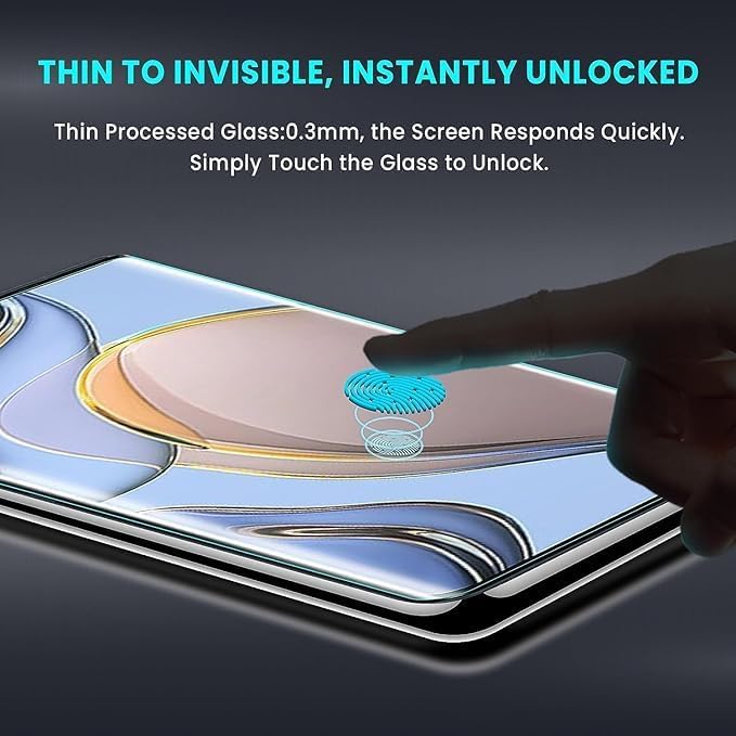Image of Premium Tempered Glass Design for Phantom X2 Advanced Border Less Full Edge to Edge UV Screen Protector and Easy Installation Kit Pack of 1 byI