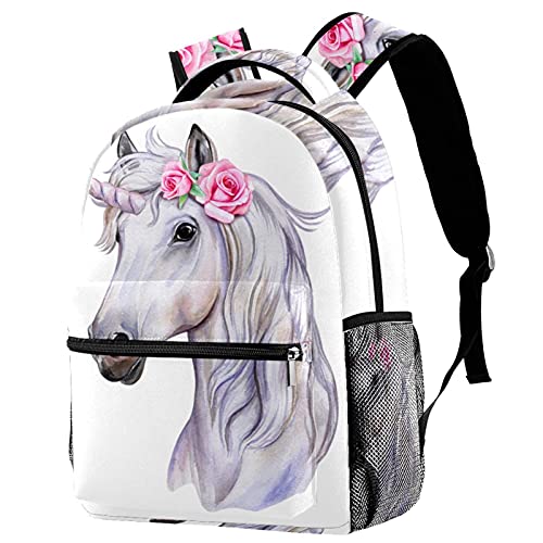 Sac à dos ordinateur portable fille et garçon à grande capacité verte