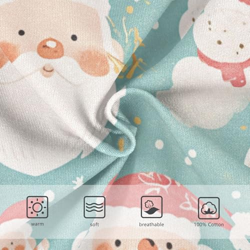 KLL Christmas Head Santa Pattern Baby Boys Comfort Underwear Briefs Cute Children Panties3