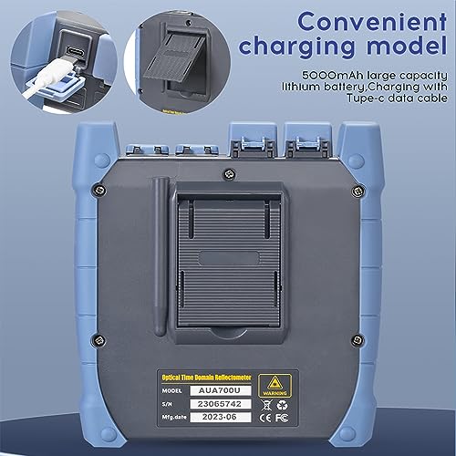 1310/1550nm SM OTDR Mulit-Function Tester 5.0 inch Color Touch Display Built in OPM/OLS / RJ45 Test/VFL Test Rang 5m-100Km Dynamic Range 28dB/26dB Connector APC (YD-5100-UPC)
