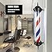 Gdrasuya10 41'' LED Barber Pole Light Classic Style,Hair Salon Barber Shop Open Sign,Rotating Red White Blue LED Strips Hair Salon Sign Light,Waterproof Save Energy