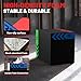papababe 3-in-1 Plyometric Jump Box Workout Equipment, Box Jumps for Home Gym, Plyo Box Trainer with Anti Slip Surface and High Density Foam, 12x14x16