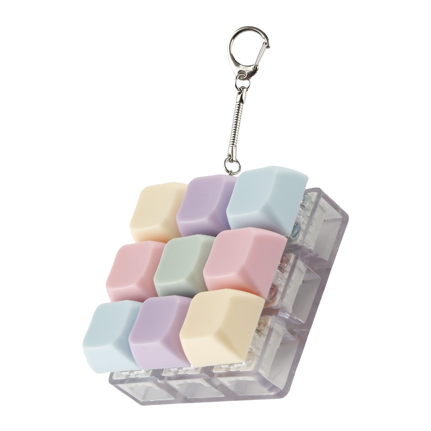 Fidget Keyboard Keychain - Stress Relief & Focus -1 Fidget Keyboard Keychain - Stress Relief & Focus -1